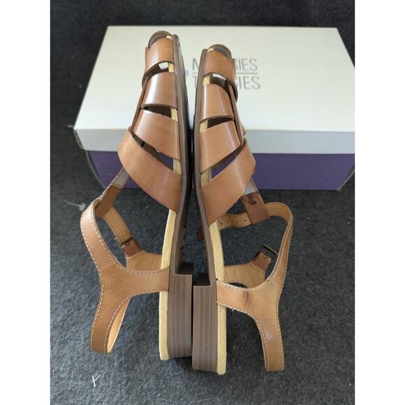 Mootsies Tootsies Italian Leather Sandals, Brown SZ 8.5 - Picture 3 of 14